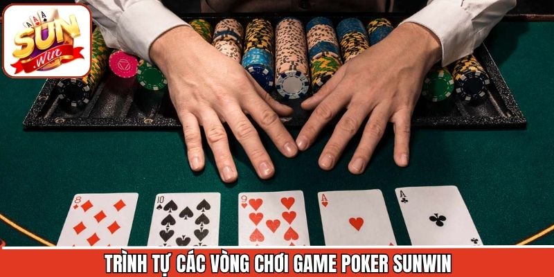 Các vòng trong Poker trực tuyến tại cổng game