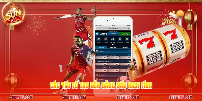 Các yếu tố tạo nên bảng đấu kịch tính
